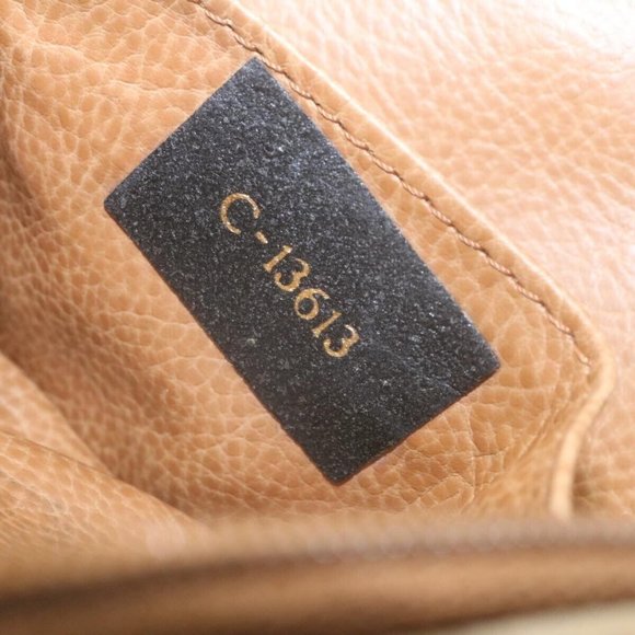 RARE Fendi Caramel Quilted Suede 2-way Purse with a 'Pasta' or 'Noodle' Design - Picture 10 of 14